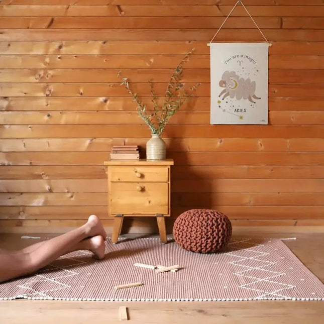 Alfombra infantil MALLORCA ROSE ARGILECotonHome & Garden > Decor > Rugs