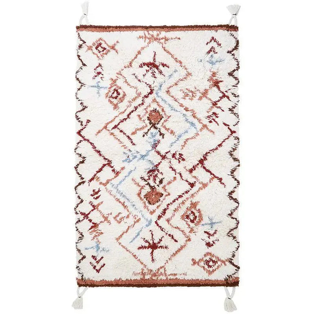 Alfombra de algodón lavable en lavadora berbère KARMEN 100x160CotonHome & Garden > Decor > Rugs