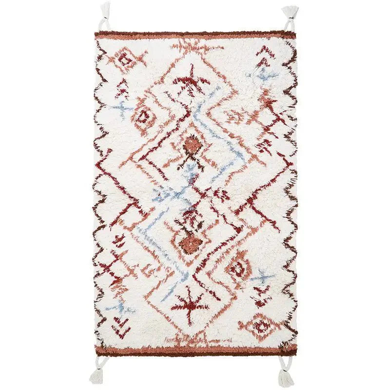 Alfombra de algodón lavable en lavadora berbère KARMEN 100x160CotonHome & Garden > Decor > Rugs