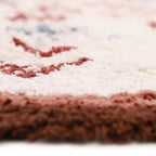 Washable Cotton Berber Bohemian Rug | 100x160 cm