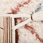 Washable Cotton Berber Bohemian Rug | 100x160 cm