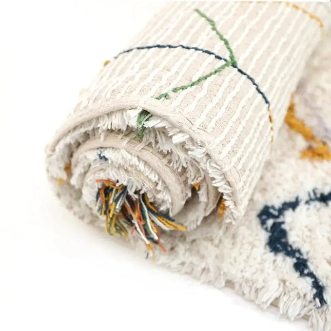 Alfombra infantil de algodón estilo berbère 100x160 lavable en máquinaCotonHome & Garden > Decor > Rugs