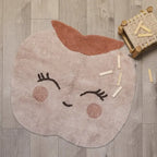Alfombra de algodón 100% lavable en lavadora para niños