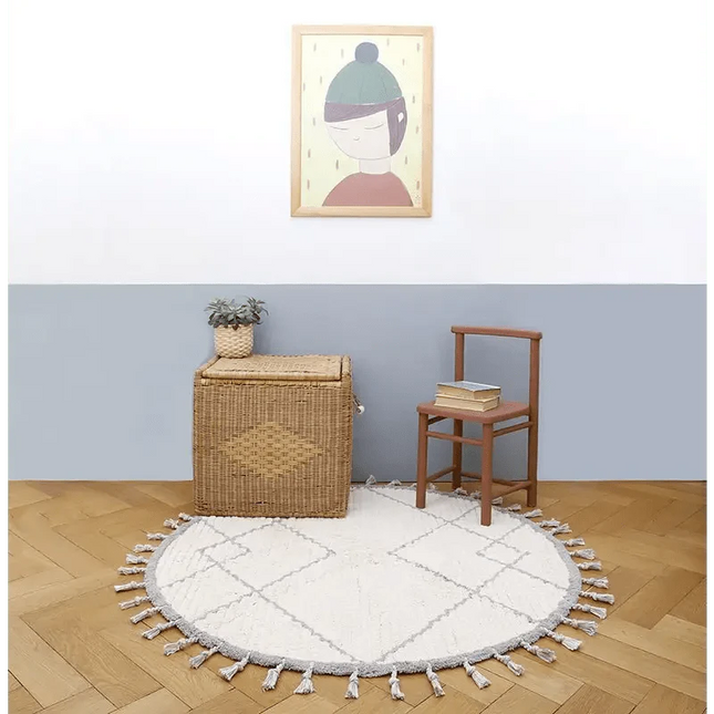 Alfombra infantil CÔME NATUREL GRIS 120cmCotonHome & Garden > Decor > Rugs