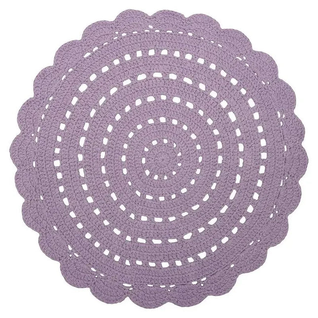 Alfombra infantil crochet ALMA MAUVE 120cmCotonHome & Garden > Decor > Rugs