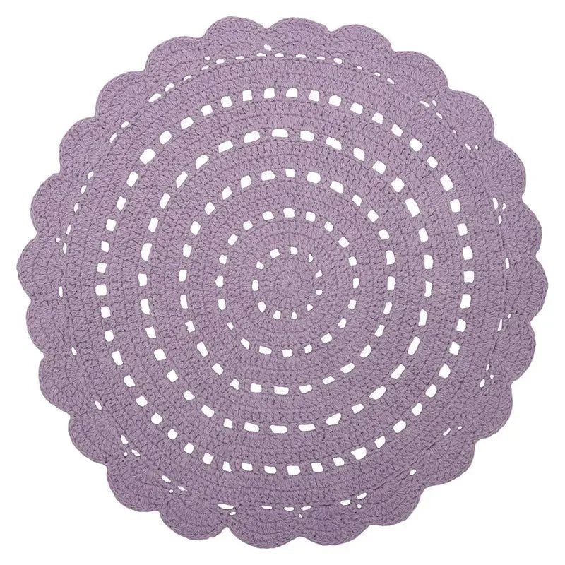 Alfombra infantil crochet ALMA MAUVE 120cmCotonHome & Garden > Decor > Rugs