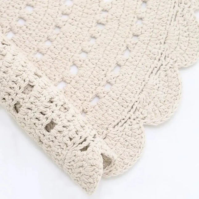 ALMA ECRU Alfombra Infantil Crochet 120cmCotonHome & Garden > Decor > Rugs