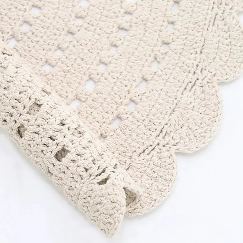 ALMA ECRU Alfombra Infantil Crochet 120cmCotonHome & Garden > Decor > Rugs