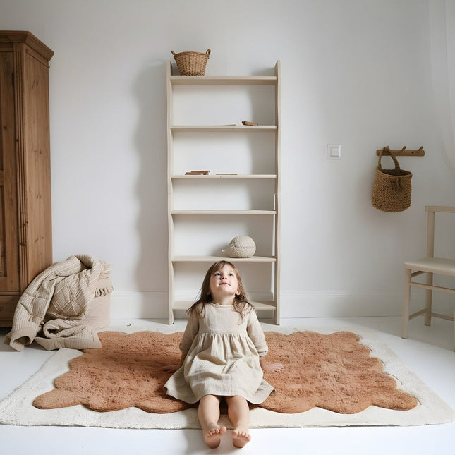 Alfombra infantil de diseño galleta Alfonsina "tostada" 100x150cmCotonHome & Garden > Decor > Rugs