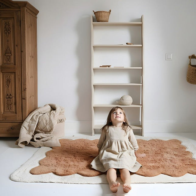 Alfombra infantil de diseño galleta Alfonsina "tostada" 100x150cmCotonHome & Garden > Decor > Rugs
