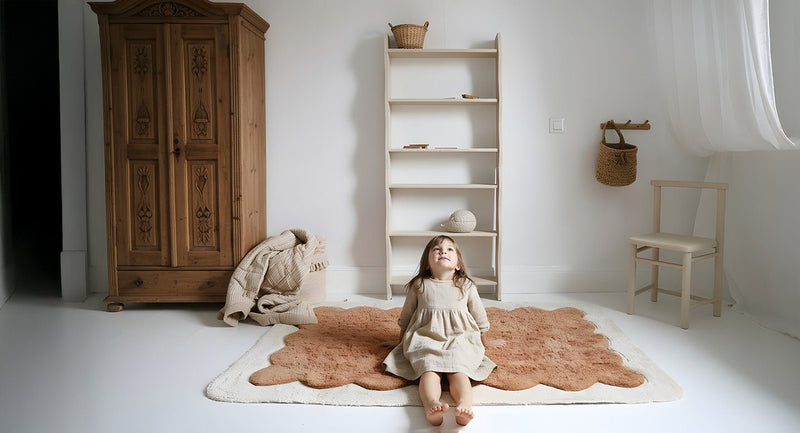 Alfombra infantil de diseño galleta Alfonsina "tostada" 100x150cmCotonHome & Garden > Decor > Rugs