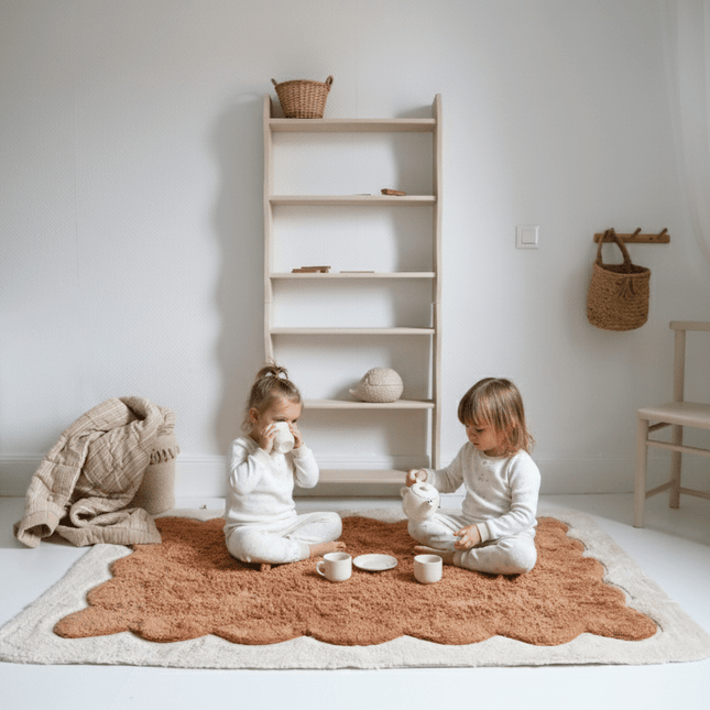 Alfombra infantil de diseño galleta Alfonsina "tostada" 100x150cmCotonHome & Garden > Decor > Rugs