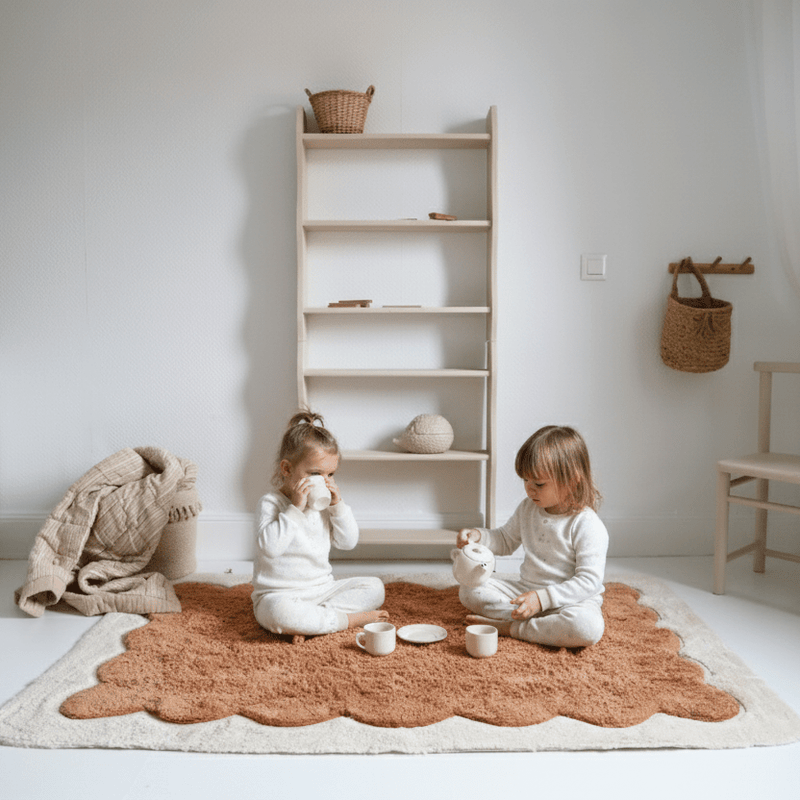 Alfombra infantil de diseño galleta Alfonsina "tostada" 100x150cmCotonHome & Garden > Decor > Rugs