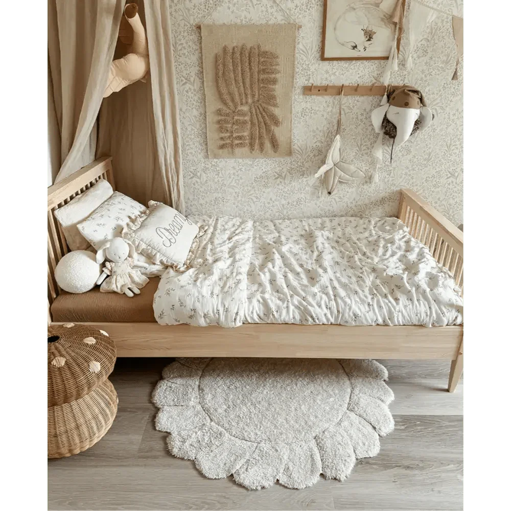 Washable round cotton children's rug | For children