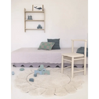 Washable round cotton children's rug | For children