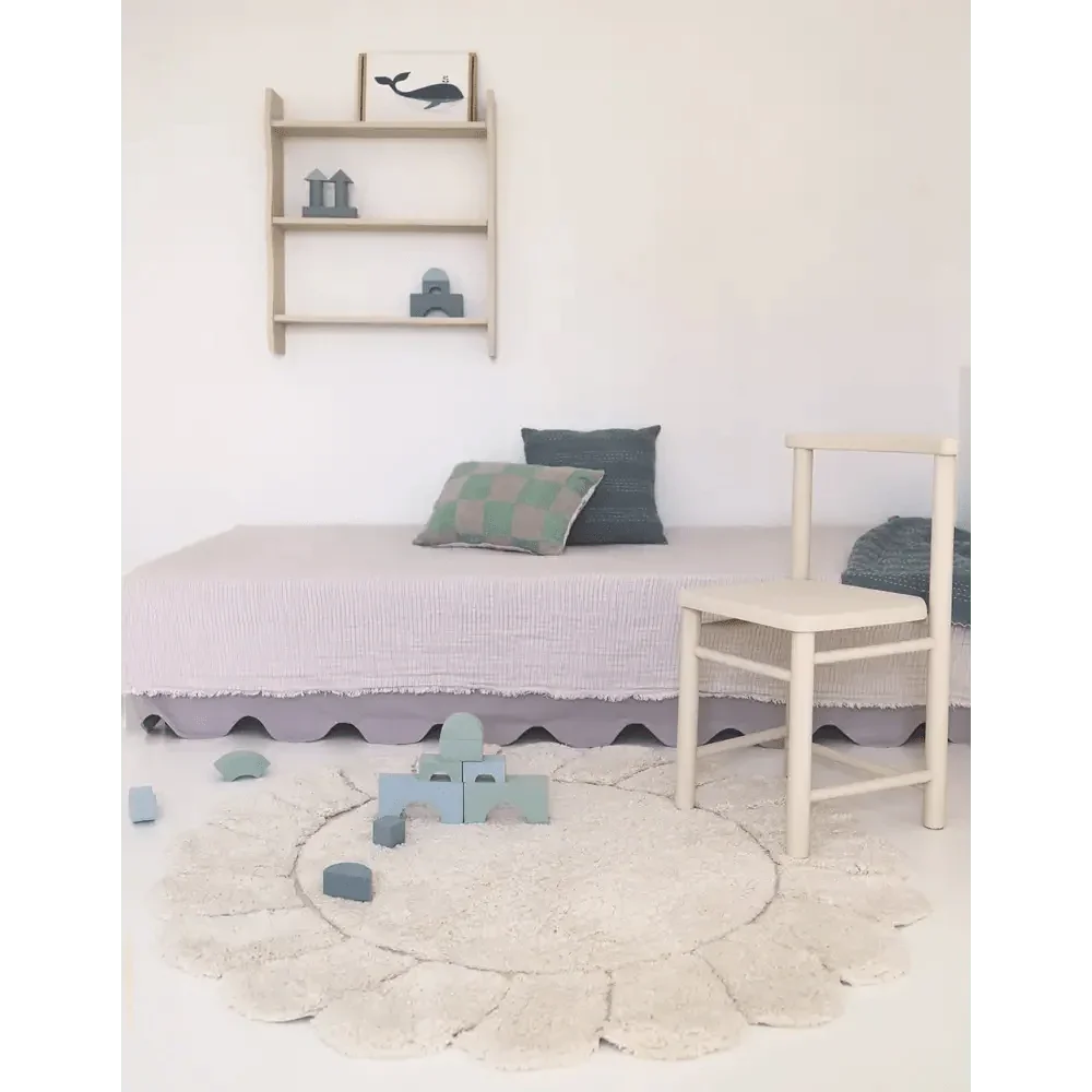 Washable round cotton children's rug | For children