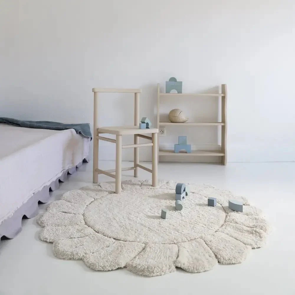 Washable round cotton children's rug | For children
