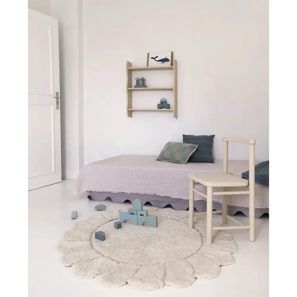 Washable round cotton children's rug | For children