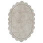 Children's oval rug | ecru 100x150cm