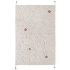 Washable cotton children's rug | flowers 120x180
