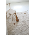 Washable cotton children's rug | flowers 120x180