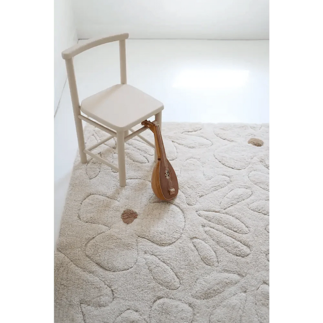 Alfombra infantil de algodón lavable con estampado de flores GENTLE FLORA Algodón Lavable en lavadoraHome & Garden > Decor > Rugs