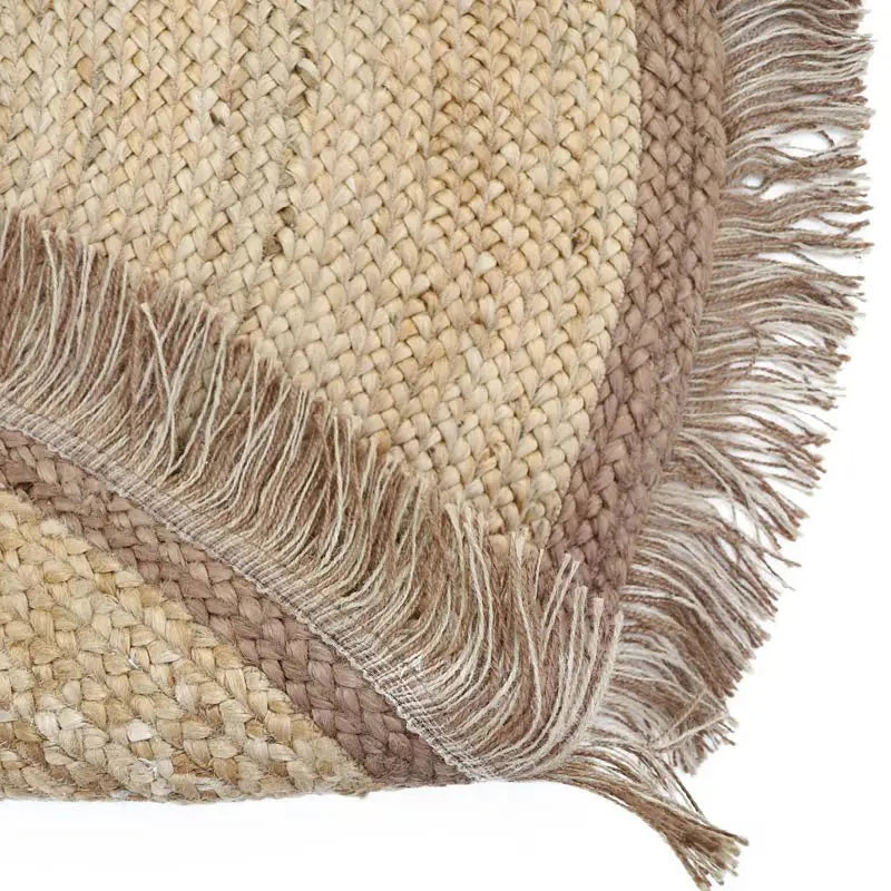 THAR Alfombra Infantil jute con pomponesJuteHome & Garden > Decor > Rugs