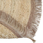 Jute children's rug with pompoms | for children