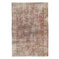 Handwoven jute and cotton rug | Persian motif