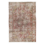 Handwoven jute and cotton rug | Persian motif
