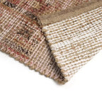 Handwoven jute and cotton rug | Persian motif