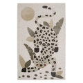 Children's jaguar wool rug | beige 80x125 cm