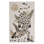 Children's jaguar wool rug | beige 80x125 cm