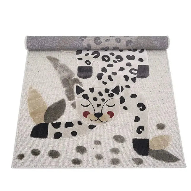 Alfombra infantil LITTLE JAGUAR IVOIRE 80x125Laine