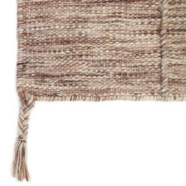 Alfombra de lana LHENA BRUN ROSE SLaineHome & Garden > Decor > Rugs