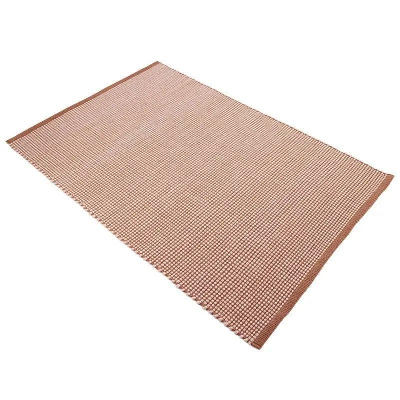 Hand-knotted pure wool rug for home decor | nude