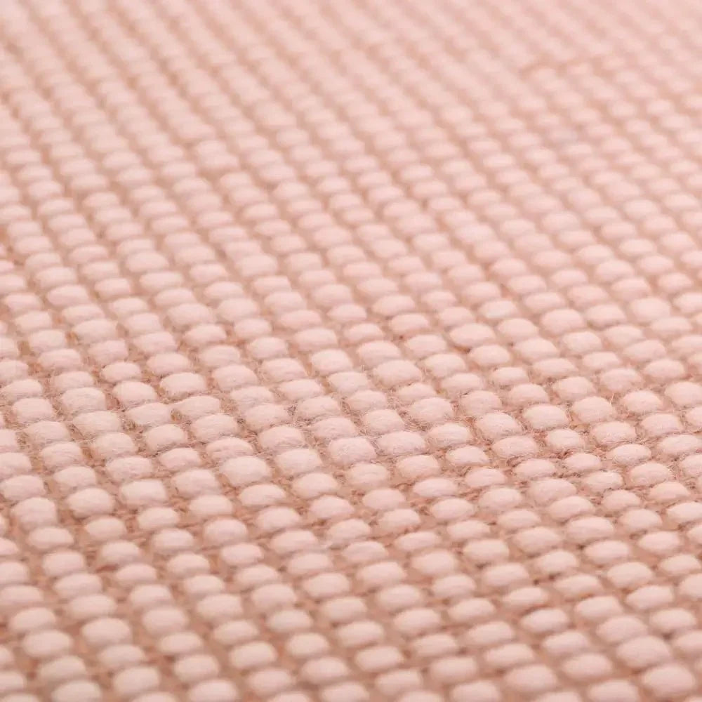 Hand-knotted pure wool rug for home decor | nude