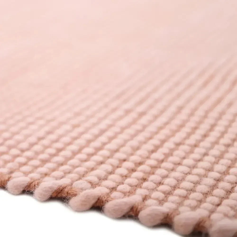 Hand-knotted pure wool rug for home decor | nude