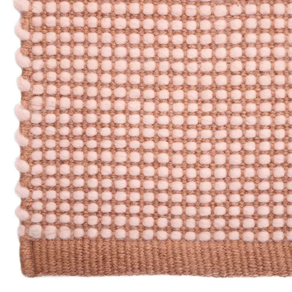 Hand-knotted pure wool rug for home decor | nude