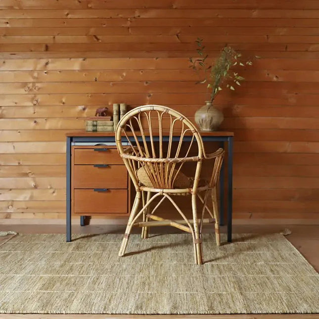 Alfombra de lana LHENA JAUNE BRUN MLaineHome & Garden > Decor > Rugs