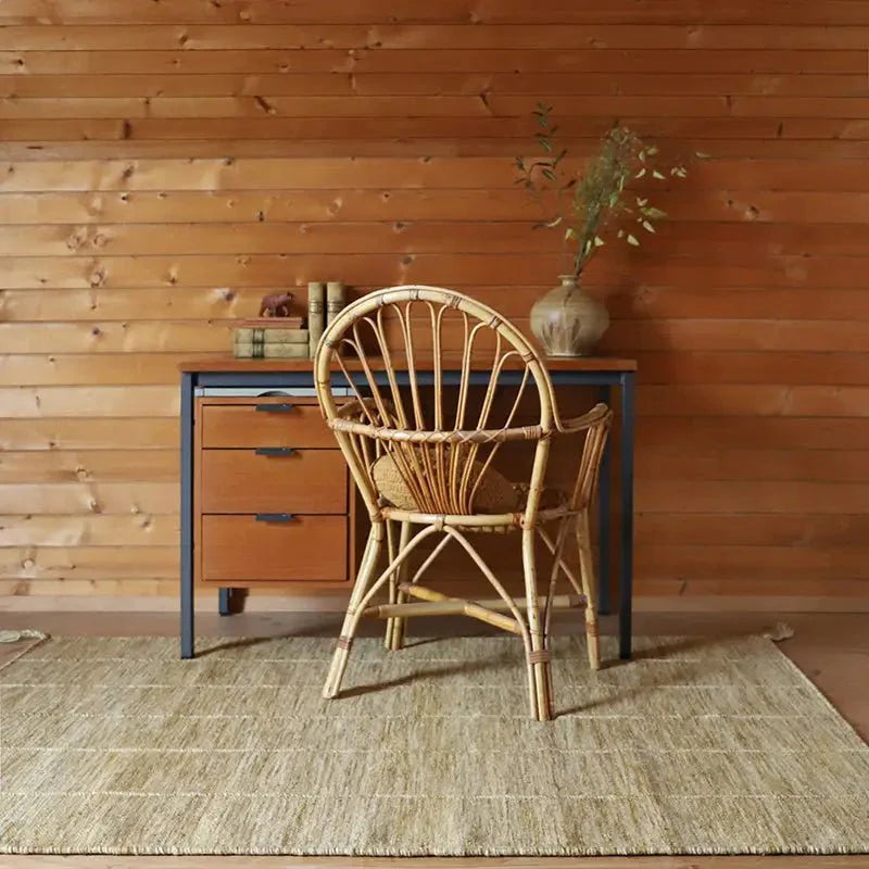 Alfombra de lana LHENA JAUNE BRUN MLaineHome & Garden > Decor > Rugs