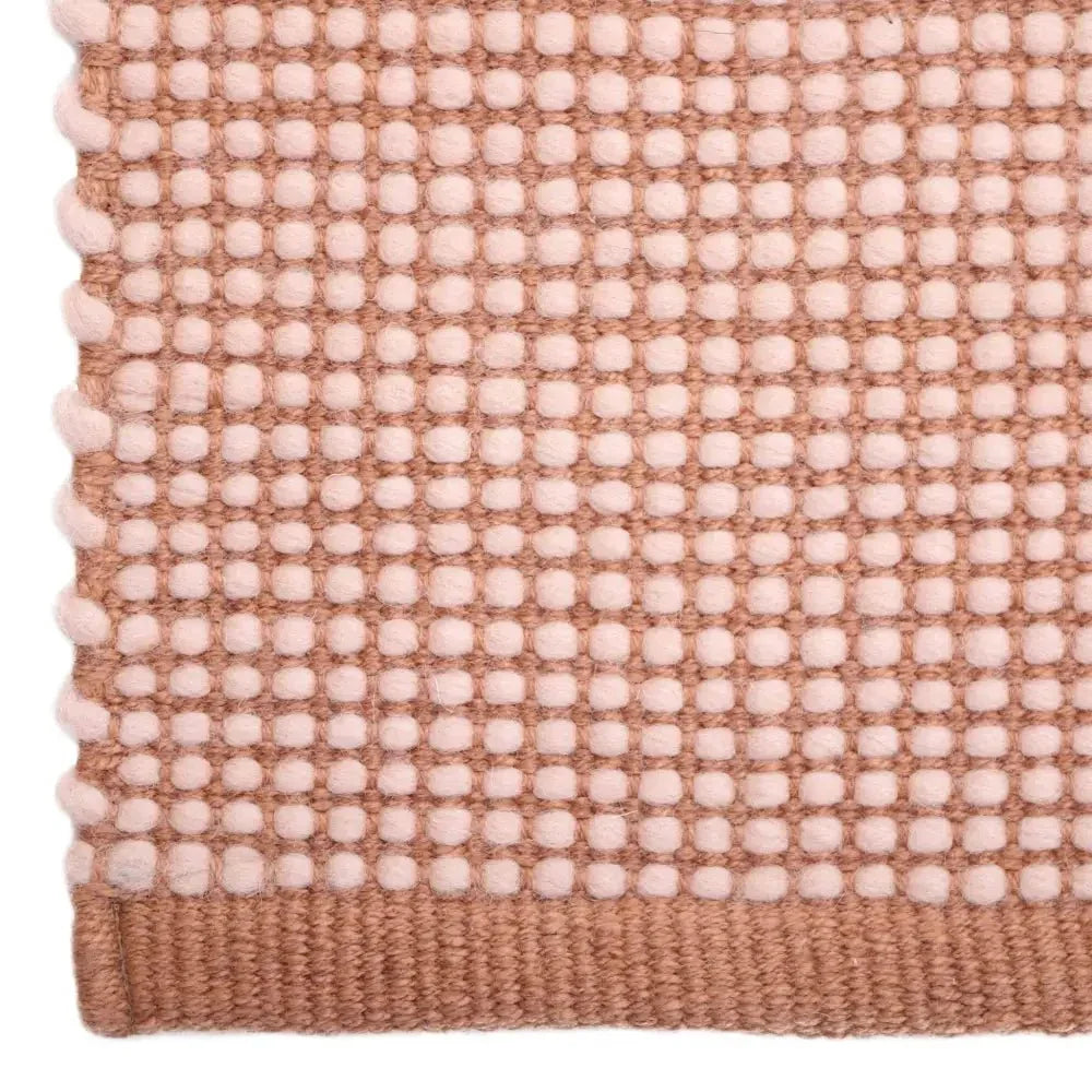Hand-woven wool rug | natural colors