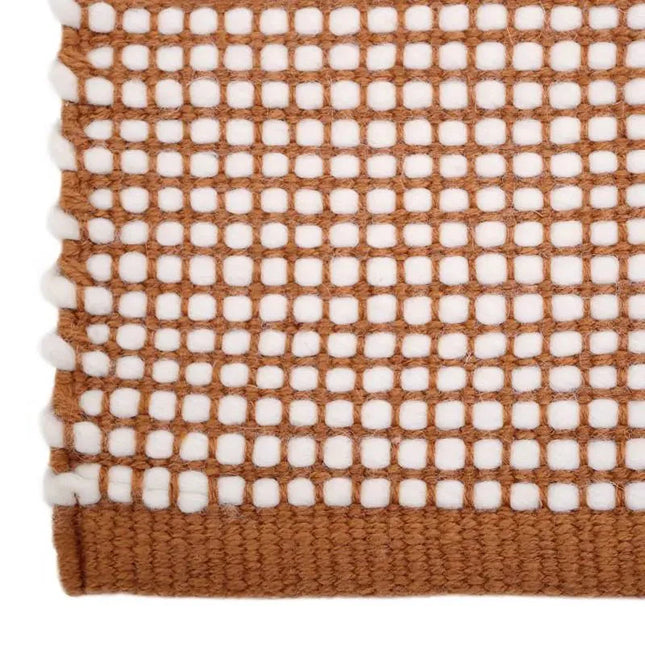 Alfombra de lana BERGEN CARAMEL XSLaineHome & Garden > Decor > Rugs