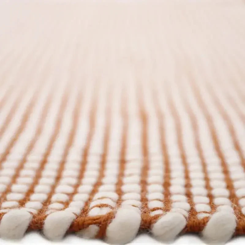 Hand-woven pure wool rug | XS graphic design
