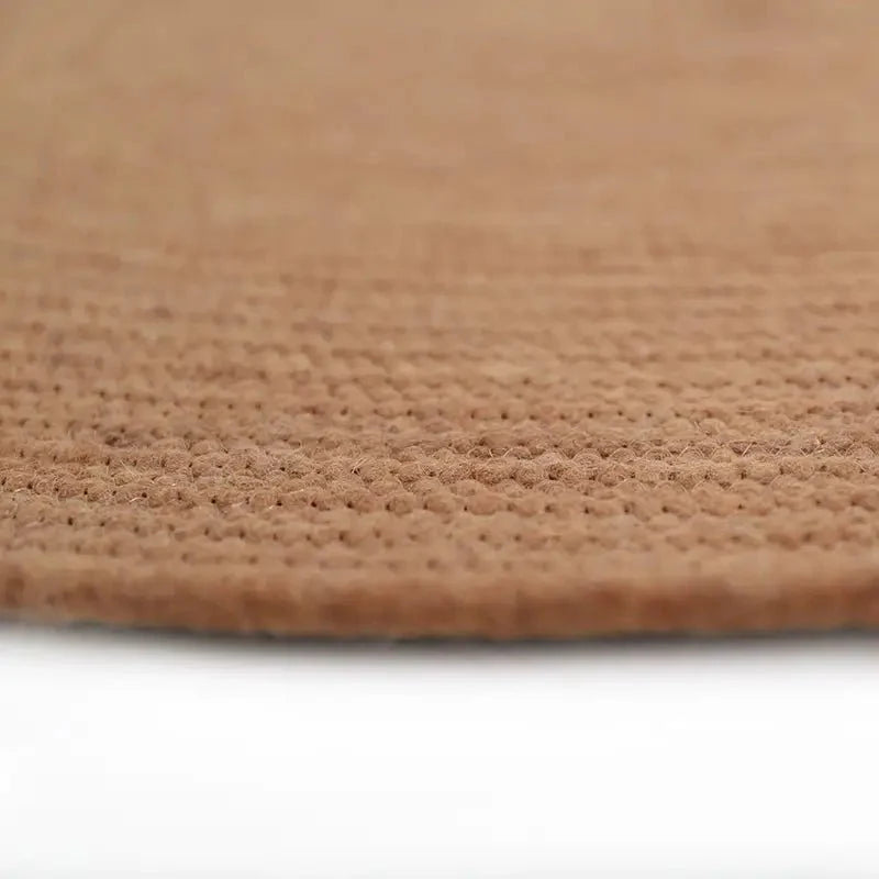 Alfombra de lana redonda NEETHU TOFFEE SLaineHome & Garden > Decor > Rugs