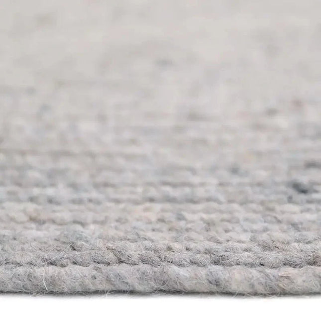 Alfombra de lana redonda NEETHU GRIS MLaineHome & Garden > Decor > Rugs