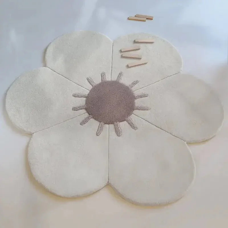 Alfombra infantil daisy de lana pura | Para niños