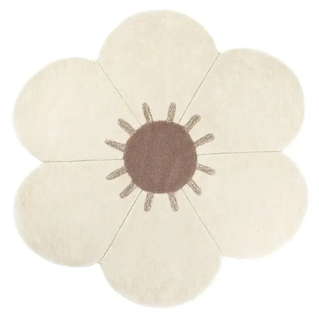 Alfombra infantil de Flor DAISY de lana 95cmLaineHome & Garden > Decor > Rugs