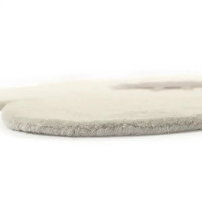 Alfombra infantil de Flor DAISY de lana 95cmLaineHome & Garden > Decor > Rugs