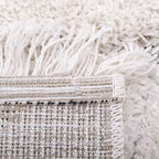 Alfombra infantil bohemia de terciopelo | natural